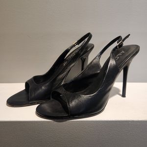 Vintage Black Aldo Sling back Heels